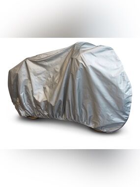 Silver Motorcycle Cover - Universal Weather-Resistant Protection